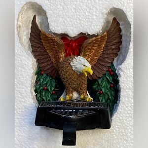 Harley Davidson Motorcycles 1999 Christmas Bald Eagle Wreath Stocking Holder